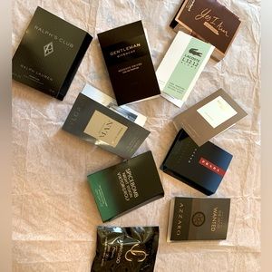 Men 10 pieces perfumes sample set